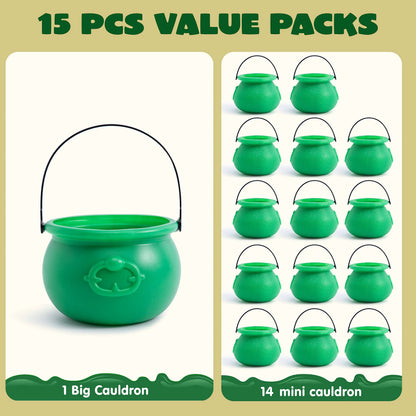 St. Patrick's Day Cauldron Kettles (1+14)