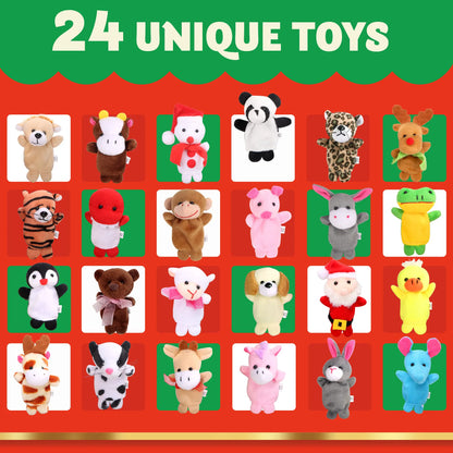 24-Piece Finger Puppet Advent Calendar