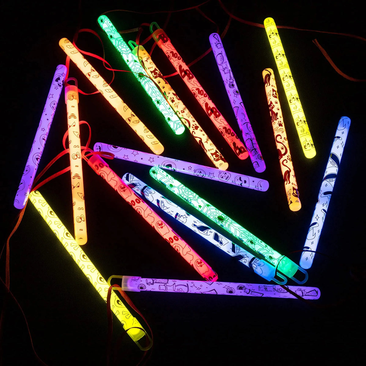 Glow Stick Wands, 24 Pack