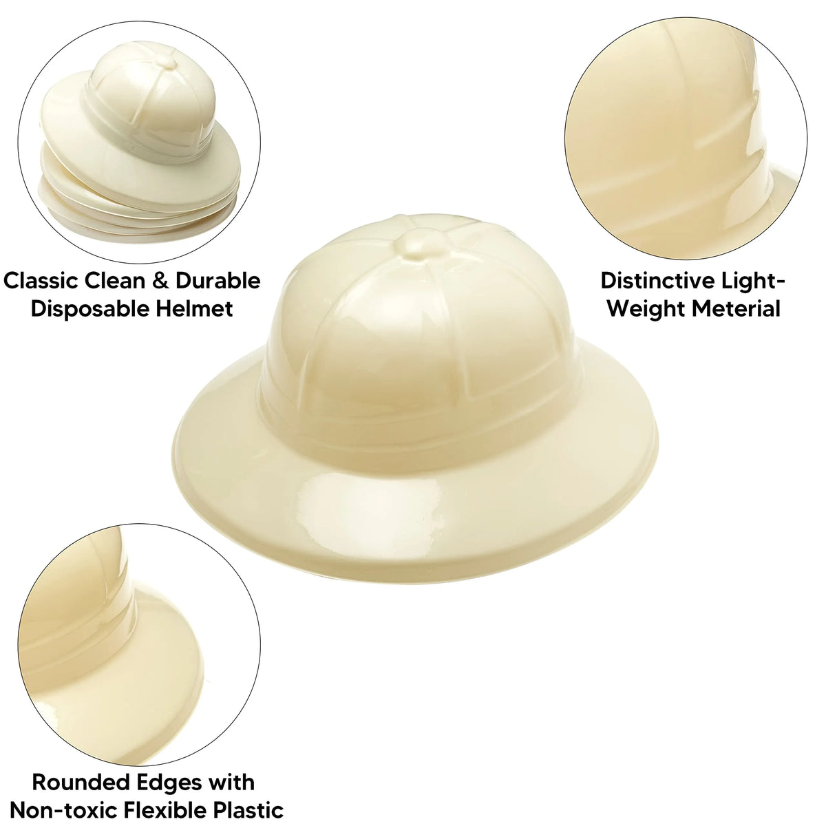 Jungle Animals Explorer Party Hats, 24 Pack
