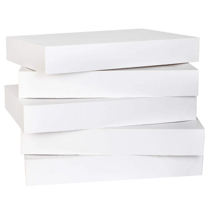 12 White Cardboard Gift Boxes