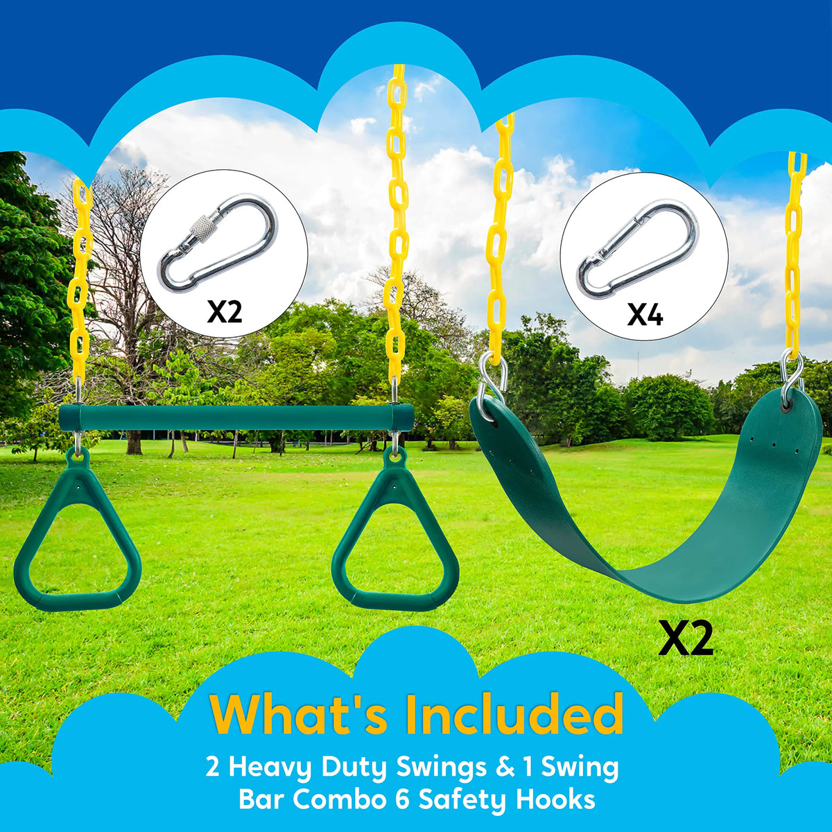 TURFEE Assorted Swing Set