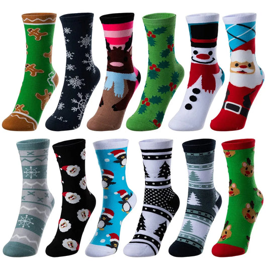 12 Pairs of Winter Cotton Socks