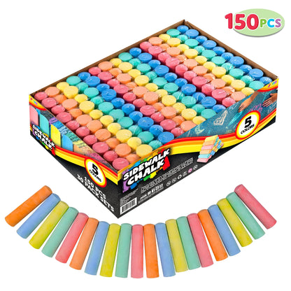 Sidewalk Chalk Set - 150 Pieces