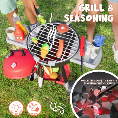 PLAY-ACT Toy BBQ Grill Set