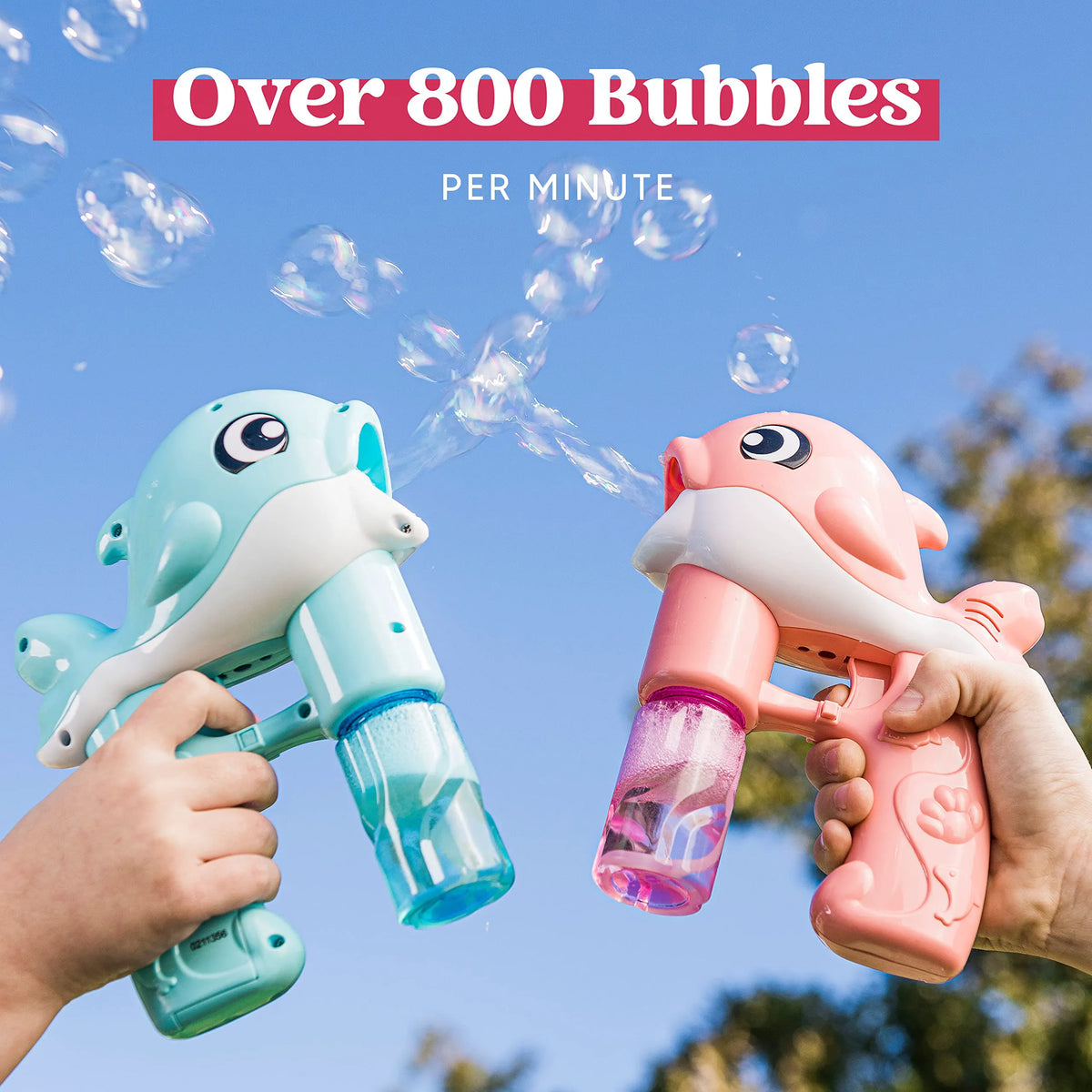 2-Pack Whale Bubble Machine