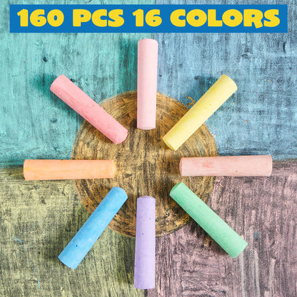 Washable Jumbo Sidewalk Chalk Set