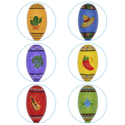 Mini Wooden Maracas (12-Pack)