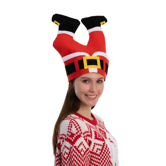 3-Piece Christmas Santa Pants and Hat Set
