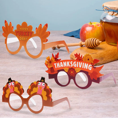 Thanksgiving Turkey Glasses Frames (48 Pack)