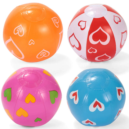 Valentine's Day Beach Balls, 28 Pack