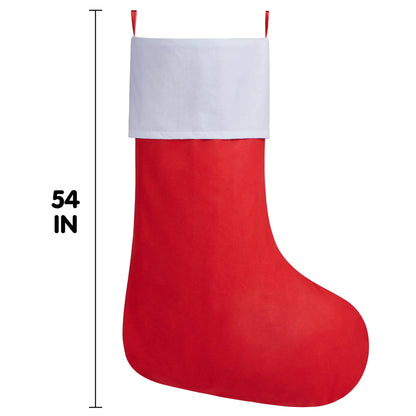 54-Inch Jumbo Christmas Stocking Decoration