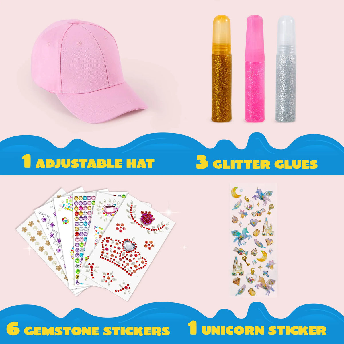 KLEVER KITS - Decorate Your Own Baseball Cap