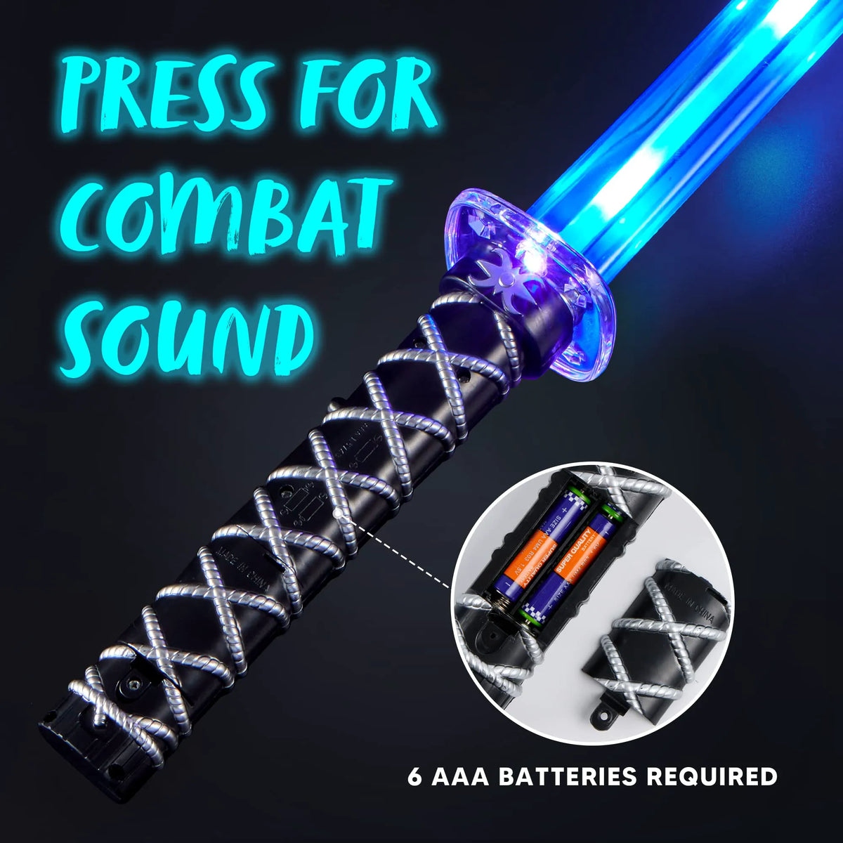 JOYIN Ninja LED Pretend Play Swords (2 Pack)