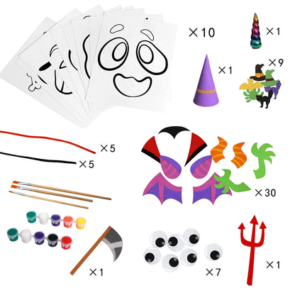 KLEVER KITS 3D Pumpkin Decoration Set