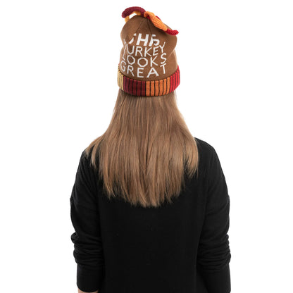 Thanksgiving Pom Pom Beanie Hats (Set of 2)