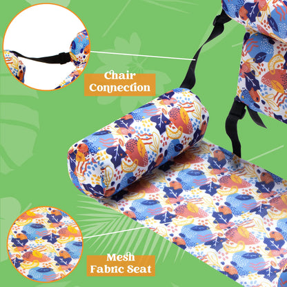 SLOOSH Flower Pattern Water Floating Chair (2-Pack)