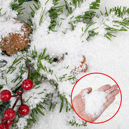 10 oz Artificial Dry Plastic Snow, 2 Pack