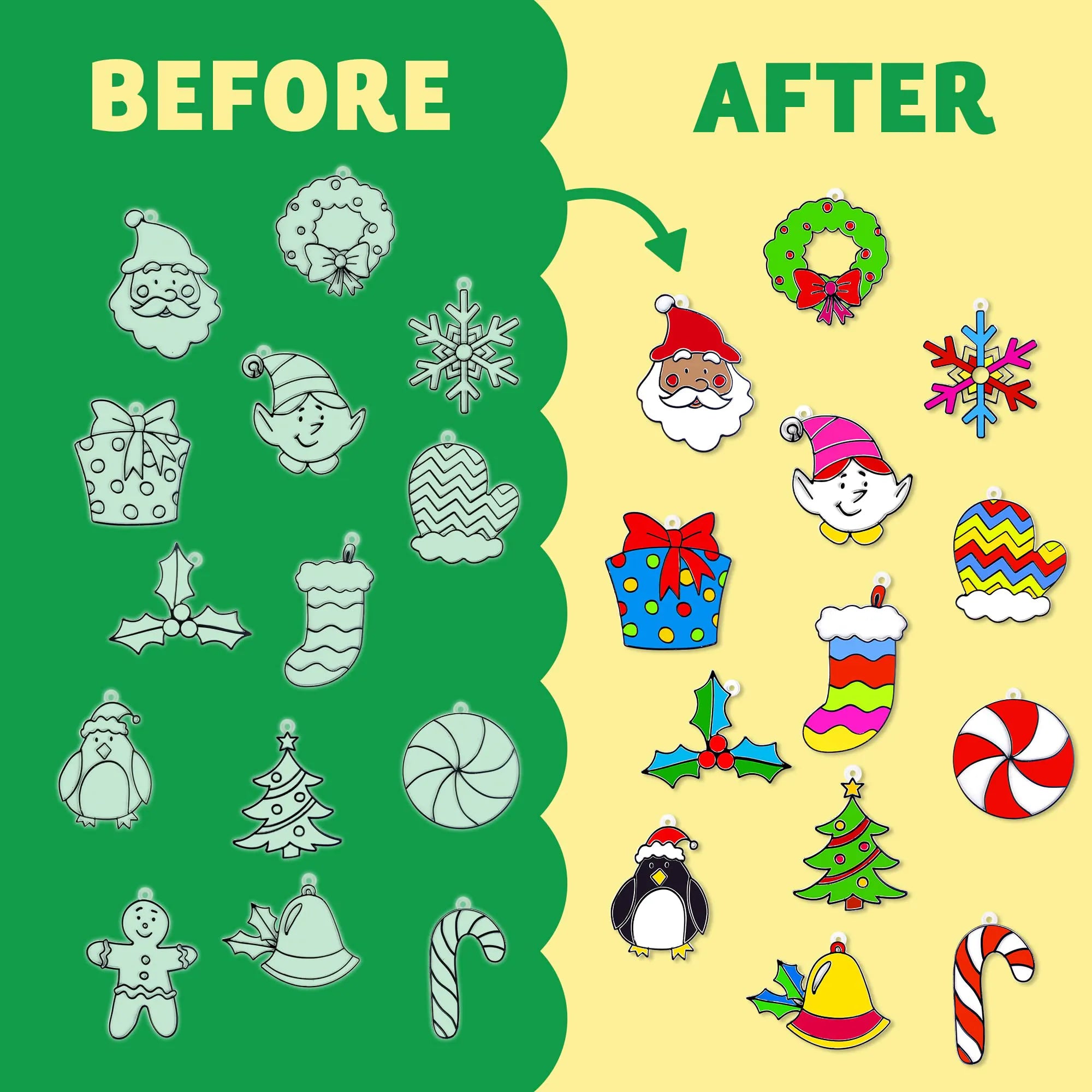 Klever Kits Christmas Window Craft