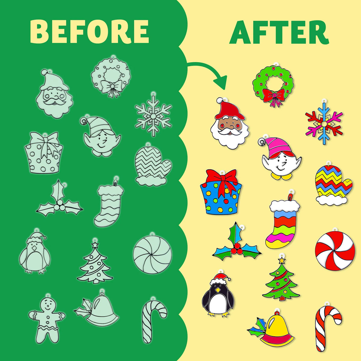 Klever Kits Christmas Window Craft