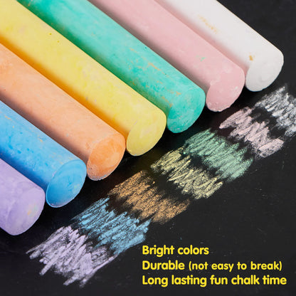 Washable Jumbo Sidewalk Chalk Set