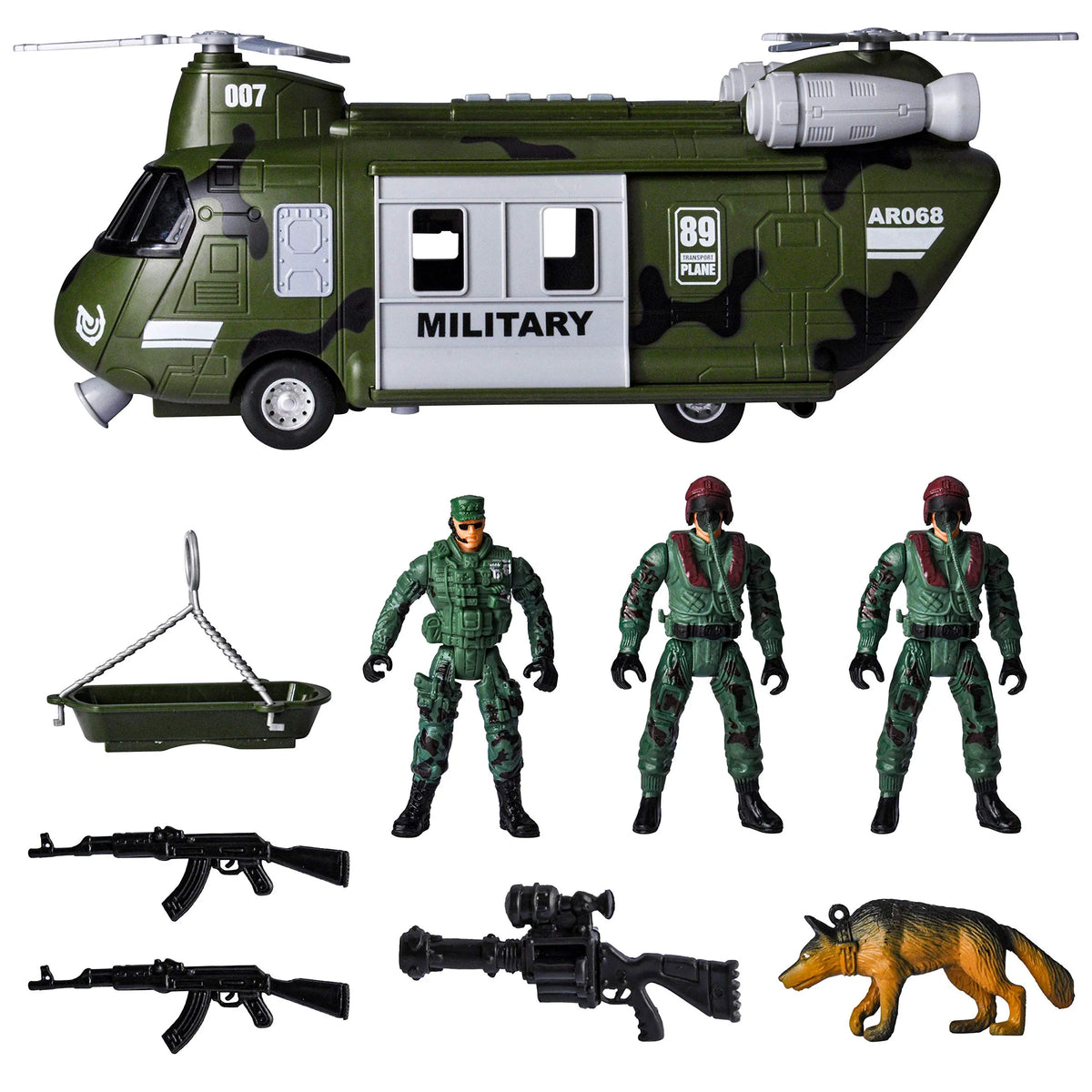 Friction Powered Helicopter Transport