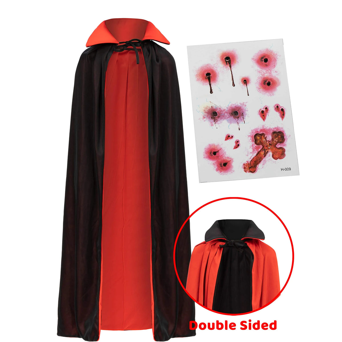 Unisex Child Halloween Vampire Costume Set