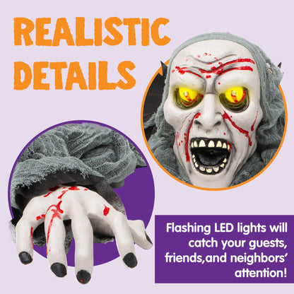 Halloween Animated Light-Up Zombie Groundbreaker