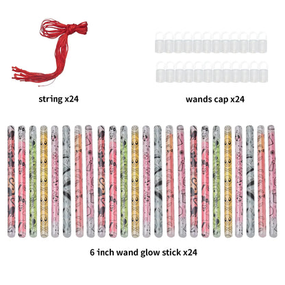 Glow Stick Wands, 24 Pack