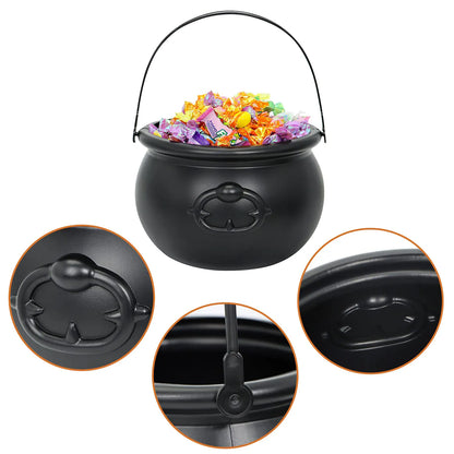 Large Black Halloween Cauldron