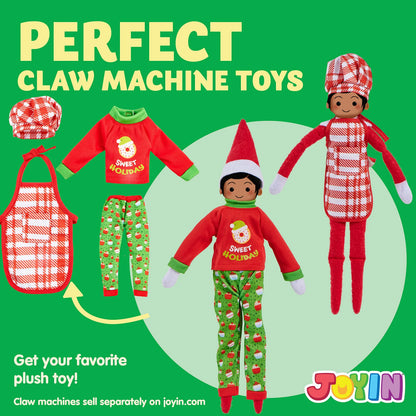 4-Pack Christmas Elf Doll Accessories