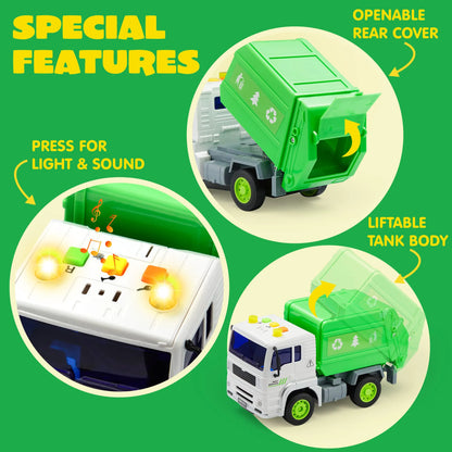 Friction Powered City Vehicle Toy Set