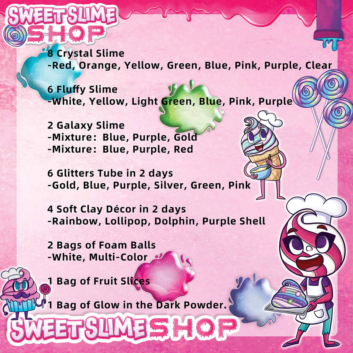 Slime Advent Calendar with Accessories