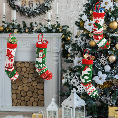 4-Pack 18-Inch Christmas Stockings