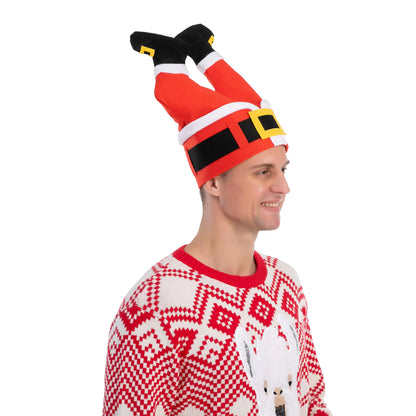 3-Piece Christmas Santa Pants and Hat Set