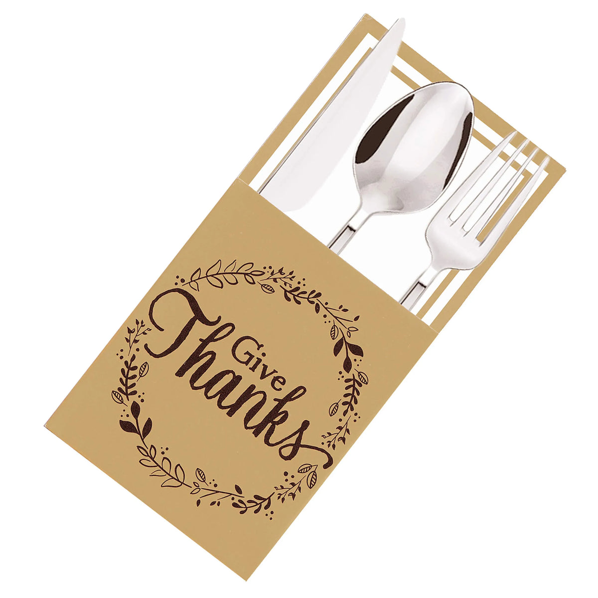 Thanksgiving Turkey Cutlery Holder, 36-Piece Set