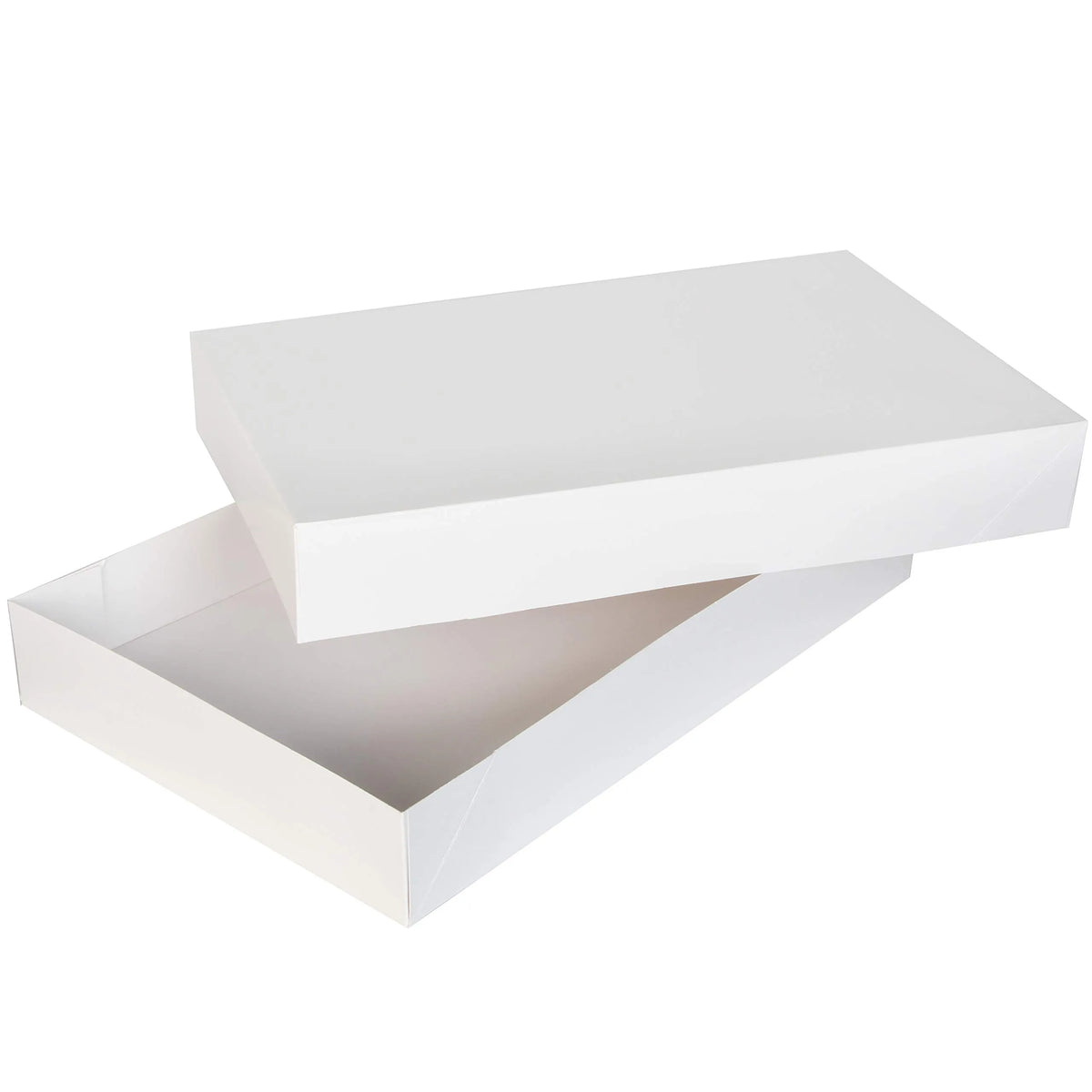 12 White Cardboard Gift Boxes