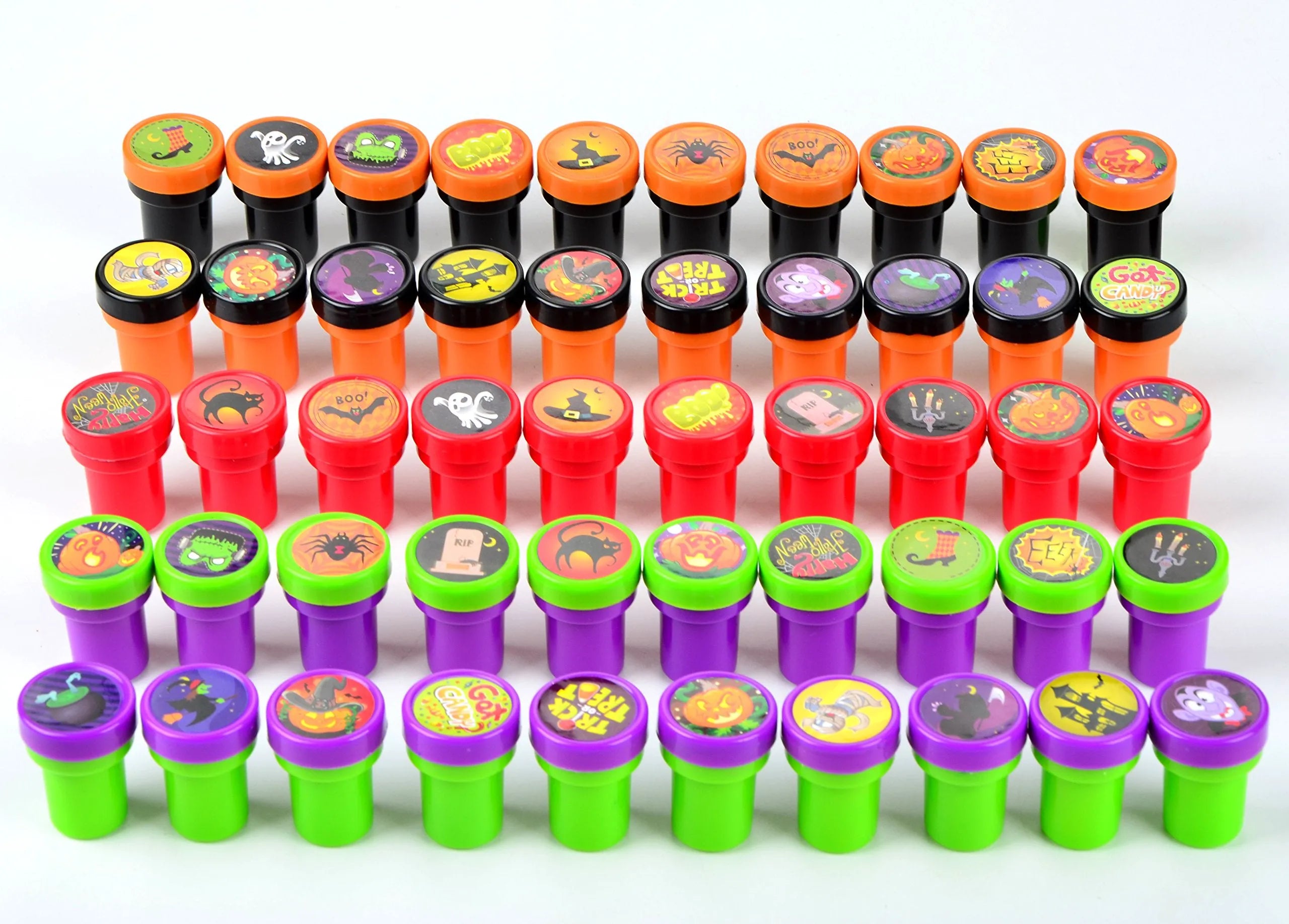1.5in Halloween Stampers, 50 Pack