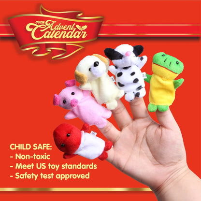 24-Piece Finger Puppet Advent Calendar