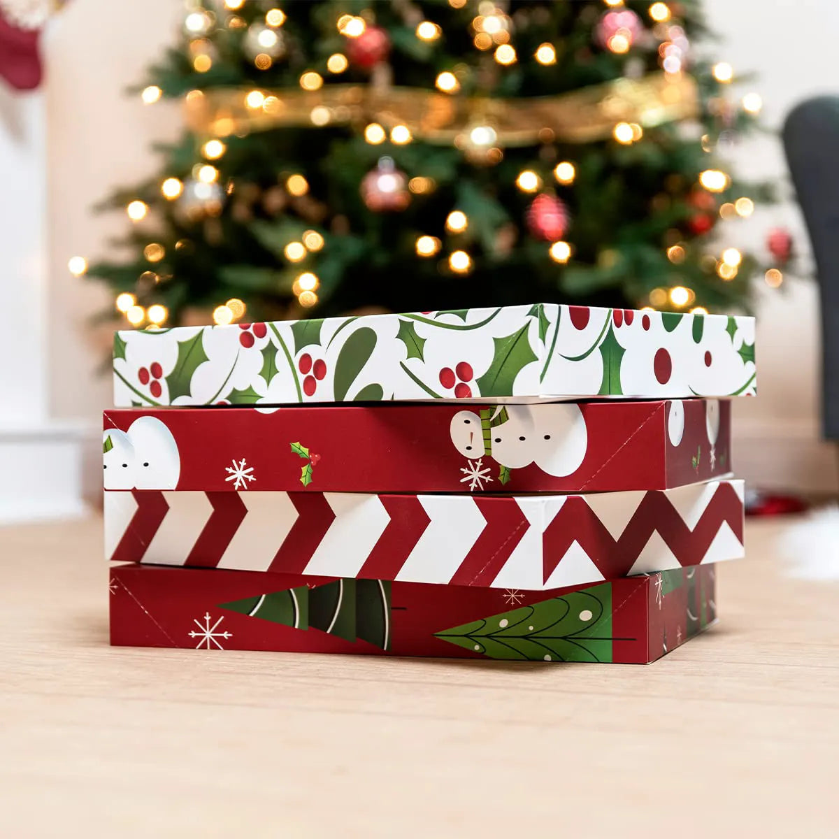 Wrap Shirt Boxes with Lid and Base, 12 Pack