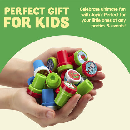 1.5-Inch Christmas Stamps Assortment, 50 Pieces