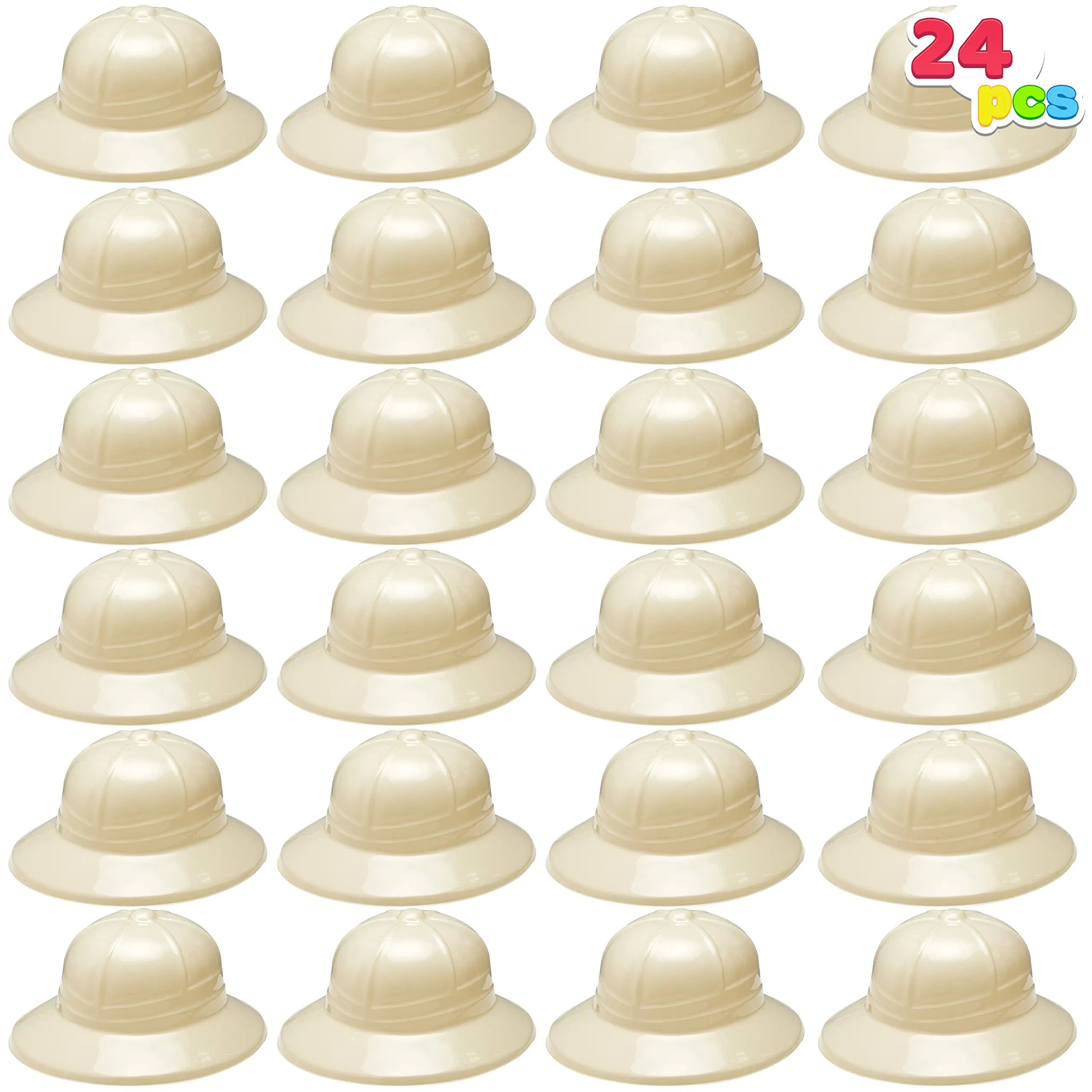 Jungle Animals Explorer Party Hats, 24 Pack