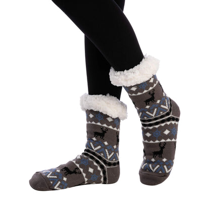4-Piece Premium Fleece Crew Socks