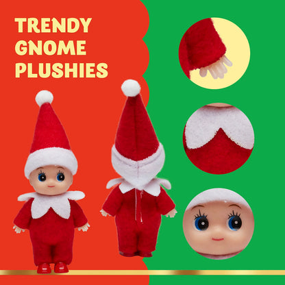 2 Red Tiny Christmas Dolls