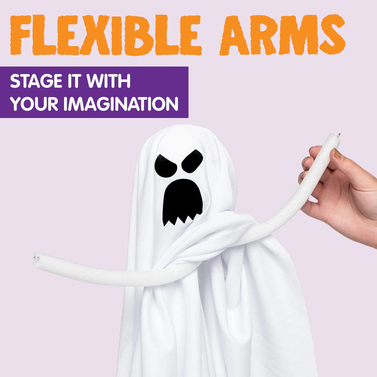 27.5" Halloween Hanging Ghosts, 5 Pack
