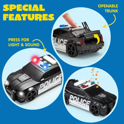 City Hero Police Vehicle Toy Set (3-Pack)