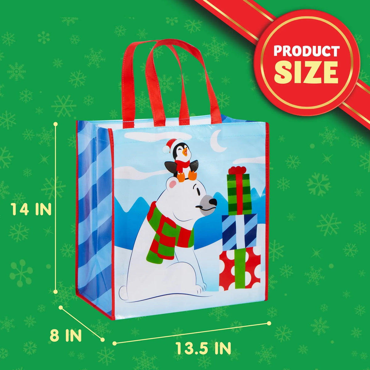 Tote Bags, 6 Designs, 12 Pieces