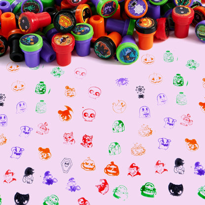 100-Pack Halloween Assorted Stampers