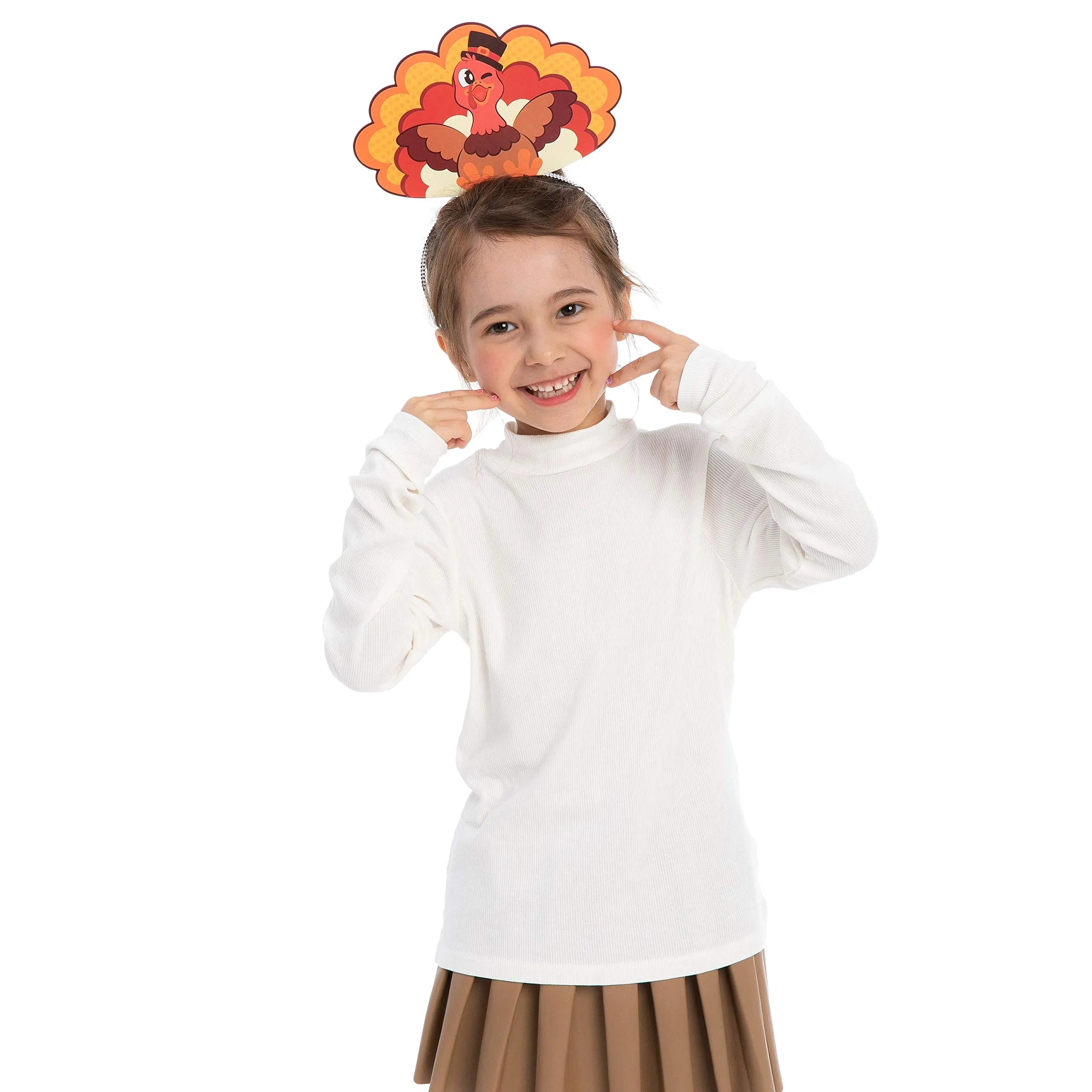 Thanksgiving Turkey Headband (24-Pack)
