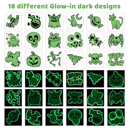 300+ Assorted Halloween Temporary Tattoos